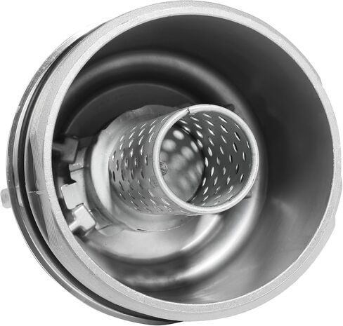 Oil Filter Housing Cap Assembly,Aluminum Oil Filter Housing Cover Replacement,Car Accessories Oil Filter Housing Cover Cap with Oil Plug,Compatible with Most Car Models,Replace #15620-31060 in Saudi Arabia