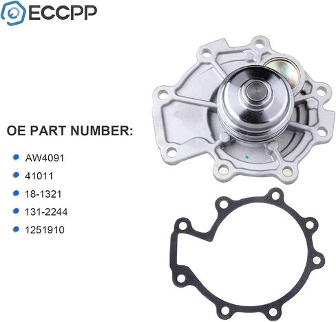 ECCPP Water Pump for ford for Mazda Sable Escape Taurus Tribute Cougar MPV Contour Mystique 3.0L 2.5L AW4091 in Saudi Arabia