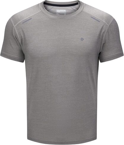 33,000ft Men's Workout Shirts Dry Fit Moisture Wicking Performance Short Sleeve Active Athletic Shirts for Men in Saudi Arabia