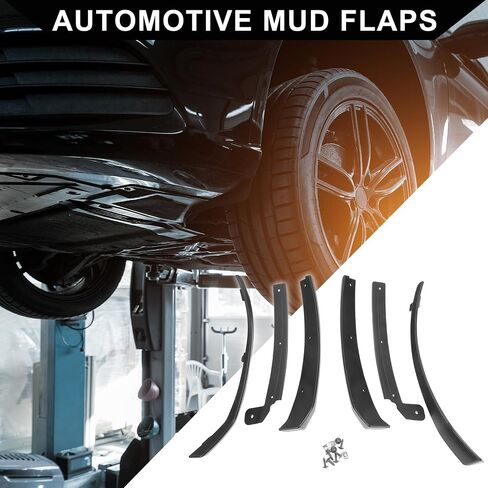 Mud Flap Splash Guard with Mount Accessories for Chevrolet Camaro 2016-2019 / Front & Rear Side Mud Guards/Durable / 1 Set in Saudi Arabia