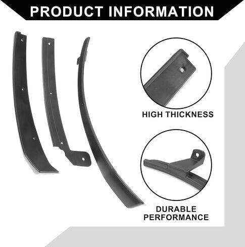 Mud Flap Splash Guard with Mount Accessories for Chevrolet Camaro 2016-2019 / Front & Rear Side Mud Guards/Durable / 1 Set in Saudi Arabia