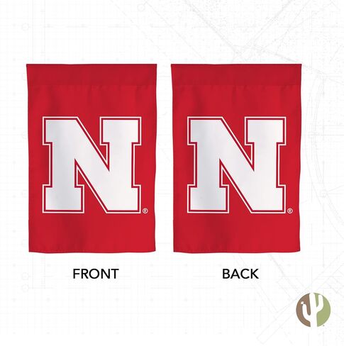 لافتة علم حديقة صبار الصحراء بجامعة نبراسكا من Huskers GBR NU Huskers 100% بوليستر (تصميم D) in Saudi Arabia