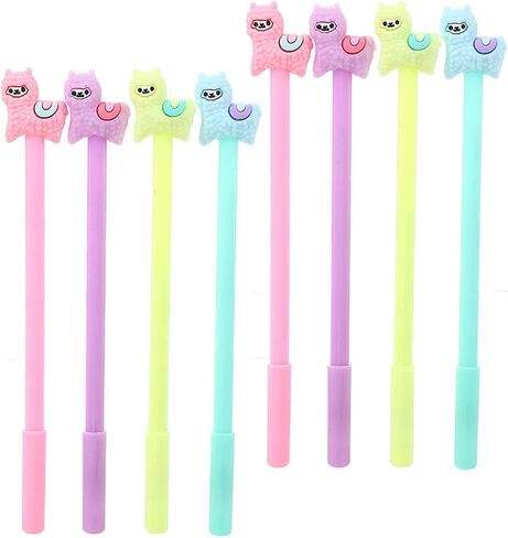 Animal Cute Dinosaurs Gel Ink Pen Cute Kawaii Black Writing Pens Ballpoint Black Ink Gel Pen Party Gifts Gel Ink Pens Funny School Stationery Office Supplies(8PCS in Saudi Arabia