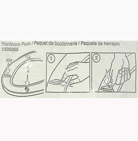KOHLER GENUINE PART 1236365 BUMPER HARDWARE KIT in Saudi Arabia