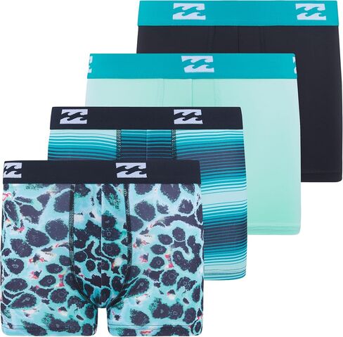Billabong Boys Underwear 4 Pack Boxer Briefs for Boys 6-18 Durable Stretch Breathable Moisture Wicking in Saudi Arabia