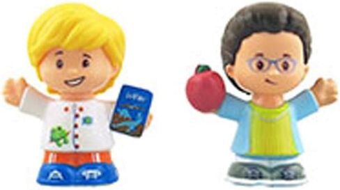 Replacement Parts for Fisher-Price Little People Friendly School Playset - GCK46 ~ Includes 2 Figures ~ Eddie and Teacher in Saudi Arabia