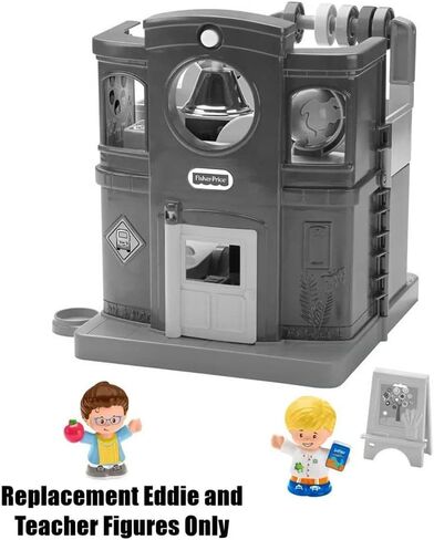 Replacement Parts for Fisher-Price Little People Friendly School Playset - GCK46 ~ Includes 2 Figures ~ Eddie and Teacher in Saudi Arabia