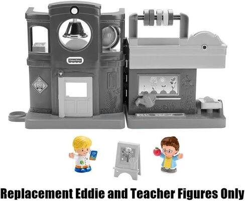 Replacement Parts for Fisher-Price Little People Friendly School Playset - GCK46 ~ Includes 2 Figures ~ Eddie and Teacher in Saudi Arabia