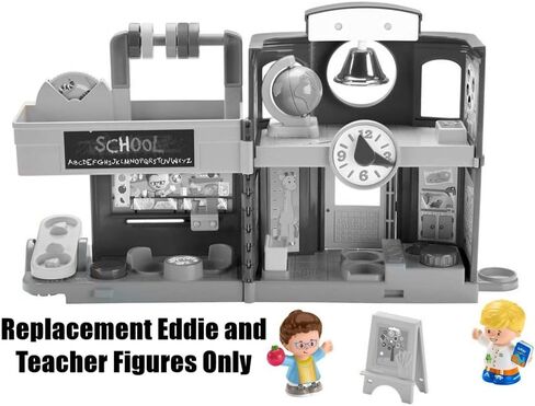 Replacement Parts for Fisher-Price Little People Friendly School Playset - GCK46 ~ Includes 2 Figures ~ Eddie and Teacher in Saudi Arabia
