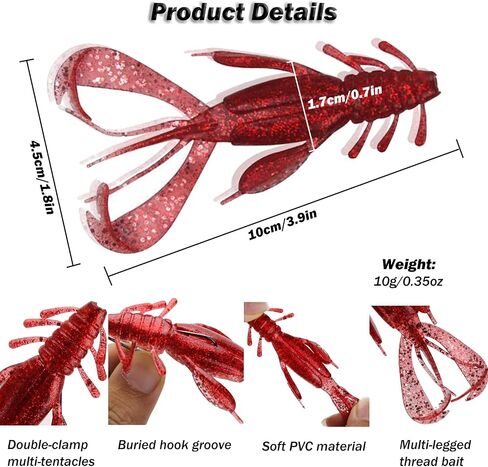 Crappie Lures Kit,Soft Plastic Fishing Lures,Weedless Worm for Bass,JoyFishing Curly-Tail Swim-Bait Fishing Lure,Power Bait Scent Fishing Soft Bait(10/20Pcs) in Saudi Arabia