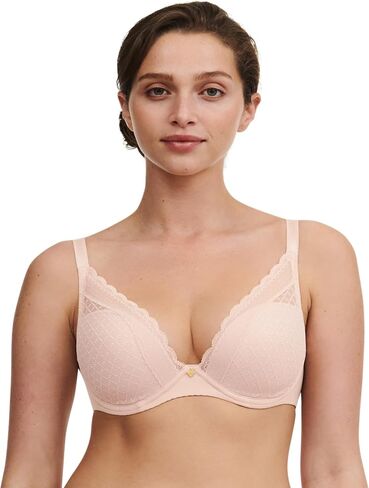 Chantelle Norah Chic Plunge T-Shirt Bra Rose 34F in Saudi Arabia