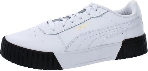 PUMA Womens Carina 2.0 Platform Sneakers Shoes Casual, White/White/Team Gold, 9.5 M in Saudi Arabia