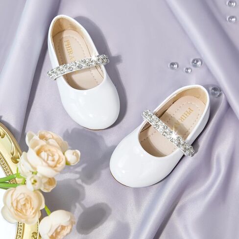 Toddler Flower Girl Dress Shoes - Little Girl Ballet Flats for Wedding Party in Saudi Arabia