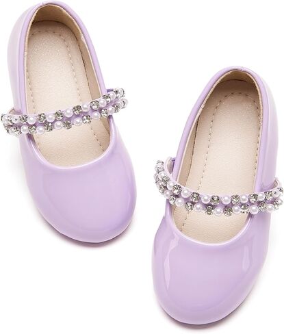 Toddler Flower Girl Dress Shoes - Little Girl Ballet Flats for Wedding Party in Saudi Arabia