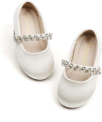 Toddler Flower Girl Dress Shoes - Little Girl Ballet Flats for Wedding Party in Saudi Arabia