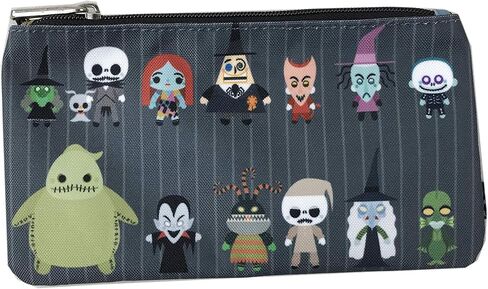 Loungefly x Nightmare Before Christmas Chibi Characters Zippered Pouch in Saudi Arabia