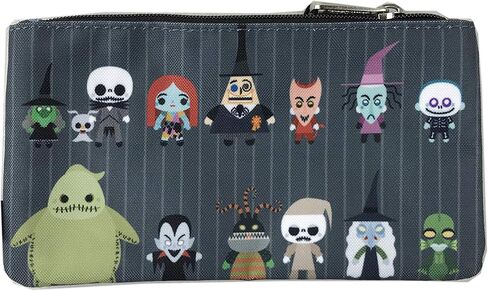 Loungefly x Nightmare Before Christmas Chibi Characters Zippered Pouch in Saudi Arabia