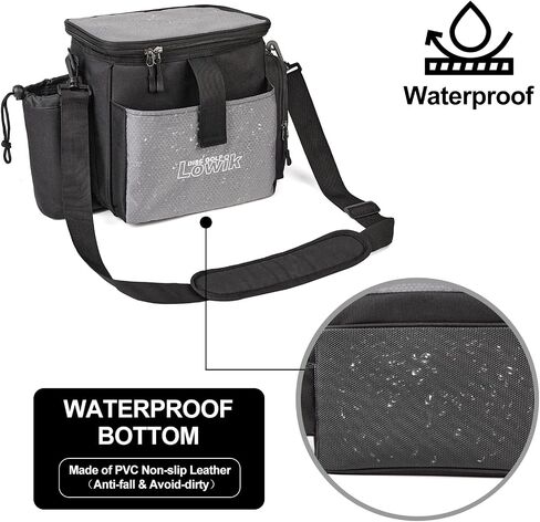 Disc Golf Bag, Disc Golf Starter Bag with Removable Padded Dividers, Lightweight and Water-resistant Fits Up to 13+ Discs, Great for Disc Golf Sports Beginners in Saudi Arabia