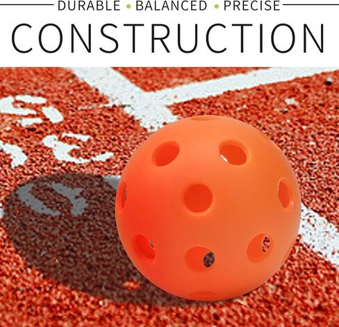 Outdoor/Indoor Pickleball Balls 26/40 Holes-Pickleball Balls USAPA Standard Pickleball Accessories Set - High Resilience & Durability Pickle Balls in Saudi Arabia