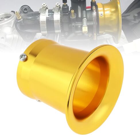 Windance 50mm CNC Aluminum Alloy Carburetor Air Filter Trumpet Velocity Stack Funnel Fit for PE VM 21mm / 24mm / 26mm / 28mm / 30mm, Carb Intake Wind Horn Cup (Black, 50mm) in Saudi Arabia