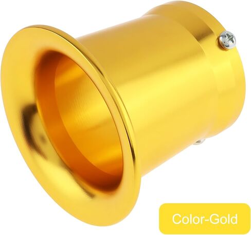 Windance 50mm CNC Aluminum Alloy Carburetor Air Filter Trumpet Velocity Stack Funnel Fit for PE VM 21mm / 24mm / 26mm / 28mm / 30mm, Carb Intake Wind Horn Cup (Black, 50mm) in Saudi Arabia