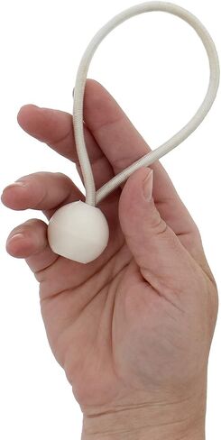 ABN Bungee Cords with Balls - 25 Pack Black Ball Bungee Cords - 6 Inch Ball Bungee Straps to Tie Down Tarps, Tents, Canopies, and Shelters in Saudi Arabia