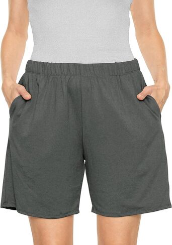 STRETCH IS COMFORT Women's and Plus Oh So Soft Boyfriend Shorts with Pockets in Saudi Arabia