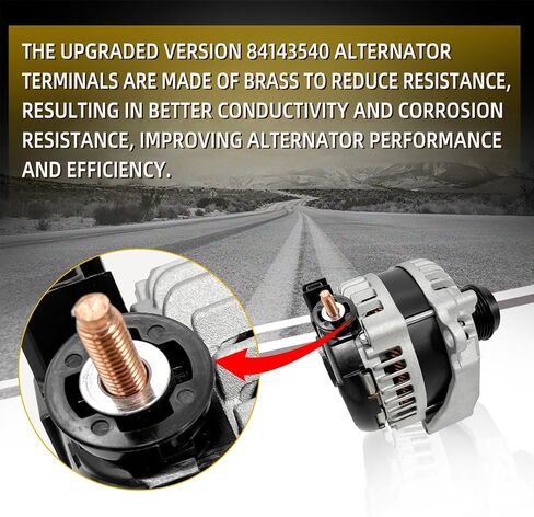 84143540 Alternator High Output Alternator 12V 170A 2 PINS 22949467 Compatible with 2014-2018 Chevy Silverado GMC Sierra 1500 2015-2020 Suburban Tahoe Yukon Denali Cadillac Escalade 4.3 5.3 6.2L in Saudi Arabia
