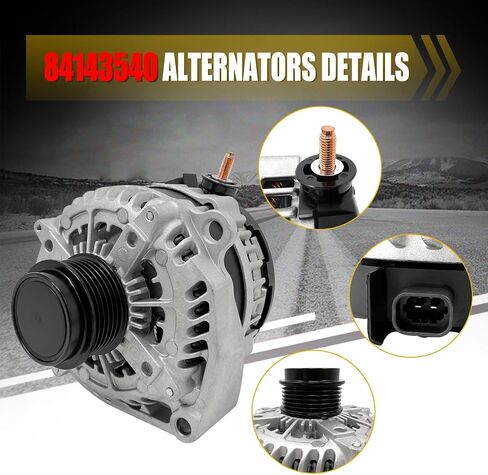 84143540 Alternator High Output Alternator 12V 170A 2 PINS 22949467 Compatible with 2014-2018 Chevy Silverado GMC Sierra 1500 2015-2020 Suburban Tahoe Yukon Denali Cadillac Escalade 4.3 5.3 6.2L in Saudi Arabia
