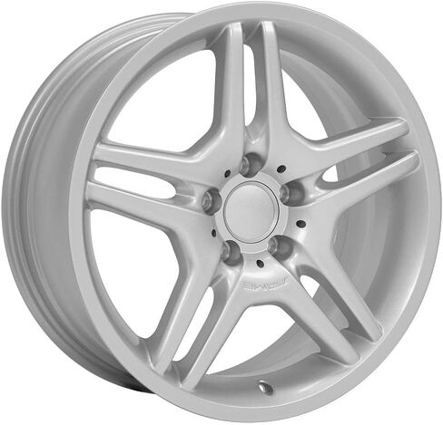 عجلة OE Wheels LLC MB02-18080-5112-35S مطلية باللون الفضي (18 × 8. بوصة /5 × 112 مم، إزاحة 35 مم) in Kuwait
