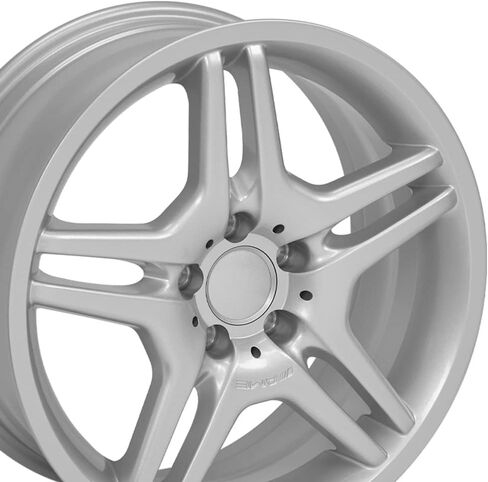 عجلة OE Wheels LLC MB02-18080-5112-35S مطلية باللون الفضي (18 × 8. بوصة /5 × 112 مم، إزاحة 35 مم) in Kuwait