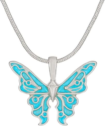 Butterfly Pendant Necklaces Chain Necklace Girls Cute Jewelry Fashion Party Gift for Woman and Girl in Saudi Arabia