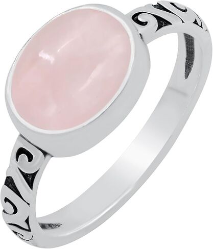3.10Cts Oval Shaped Natural Gemstone Rings For Women, Birthstone Ring Jewelry Gift For Women Mom Wife Girlfriend Sister in Saudi Arabia