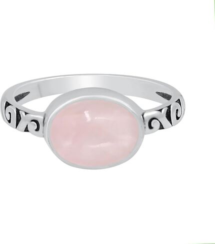 3.10Cts Oval Shaped Natural Gemstone Rings For Women, Birthstone Ring Jewelry Gift For Women Mom Wife Girlfriend Sister in Saudi Arabia