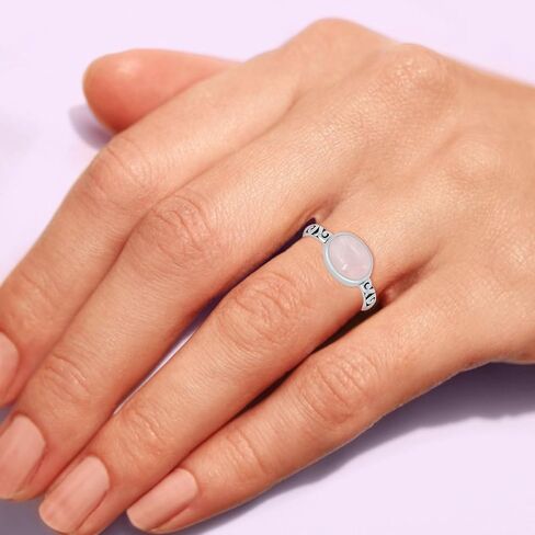 3.10Cts Oval Shaped Natural Gemstone Rings For Women, Birthstone Ring Jewelry Gift For Women Mom Wife Girlfriend Sister in Saudi Arabia