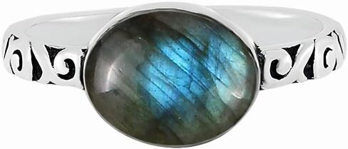 3.10Cts Oval Shaped Natural Gemstone Rings For Women, Birthstone Ring Jewelry Gift For Women Mom Wife Girlfriend Sister in Saudi Arabia
