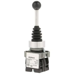 Joystick Switch 2 Position 2NO Locked Joystick Switch Replacement Fits for XD2PA12 220V / 380V Spring Return Joy Stick