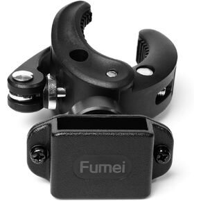 Fumei Adjustable Motorcycle Walkie Talkie Mount Bicycle Handlebar Clip Holder for Ham CB Radio