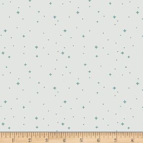Art Gallery Fabrics Art Gallery Nightfall Luminaries Silver Fabric, Pale Blue