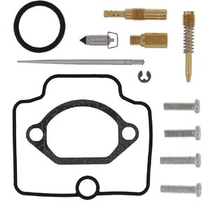 All Balls Racing 26-1401 Carburetor Rebuild Kit Compatible With/Replacement For Kawasaki KX 100 2001-2013, Suzuki RM100 2003
