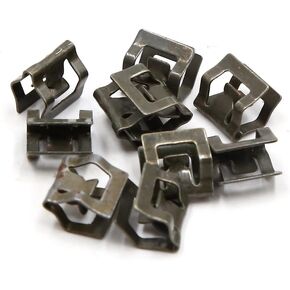 uxcell 10Pcs 7mm Hole Metal Rivets Car Interior Dashboard Panel Trim Clips Retainer