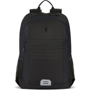 SwissGear Intro Laptop Backpack, Black, 17.5"x12"x6"