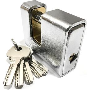 75mm Armoured Steel Covered Keyed Padlock