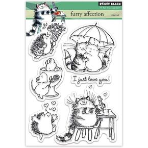 Penny Black Scrapbooking Die Cut, Furry Affection