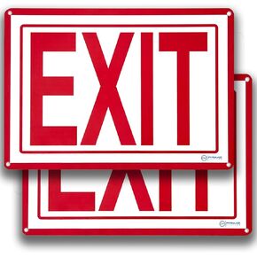 Construction Signage for Indoor or Outdoor Use - 2 Signs, Hard Plastic Durable Plastic with Holes, Avoid Contact, Work Together, Stay Safely Apart, Maintain Distance, Construction 10 x 7 (Clean Tools)