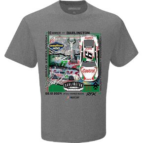 Brad Keselowski #6 NASCAR 2024 Darlington Raceway Winner 5.12.2024 Win T-Shirt, Black