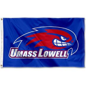 Massachusetts Lowell River Hawks Flag