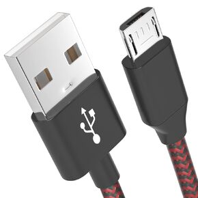 Micro USB Cable,6FT Fast Android Charging Cord for Kindle eReaders,X-Box One/PS4 Controller,Alcatel Phone,Braided Charger Cord for Fire Tablet,Samsung Galaxy S7 Edge S2 J7 J5 J3,LG K40,Moto E4 E5 E6