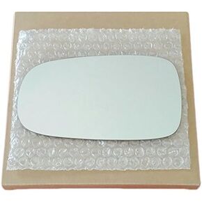 Driver Left Side Replacement Mirror Glass and Adhesive Compatible with 2003-2011 Saab 9-3 or 2003-2009, Saab 9-5