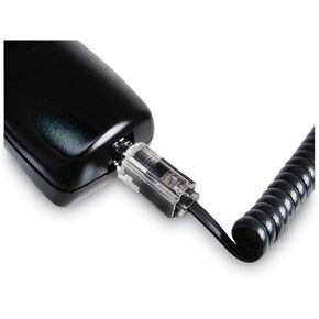 Rotating 360 Telephone Cord Detangler, Clear/Black